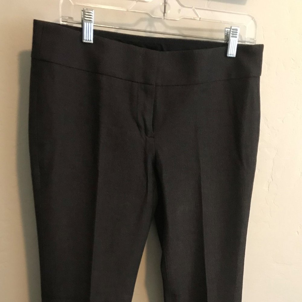 Gray/Brown Boot Cut Trousers